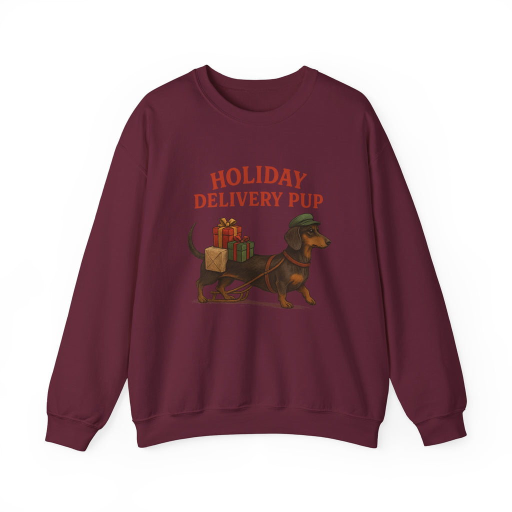 Holiday Delivery dachshund Sweatshirt – Dachshund Christmas Crewneck