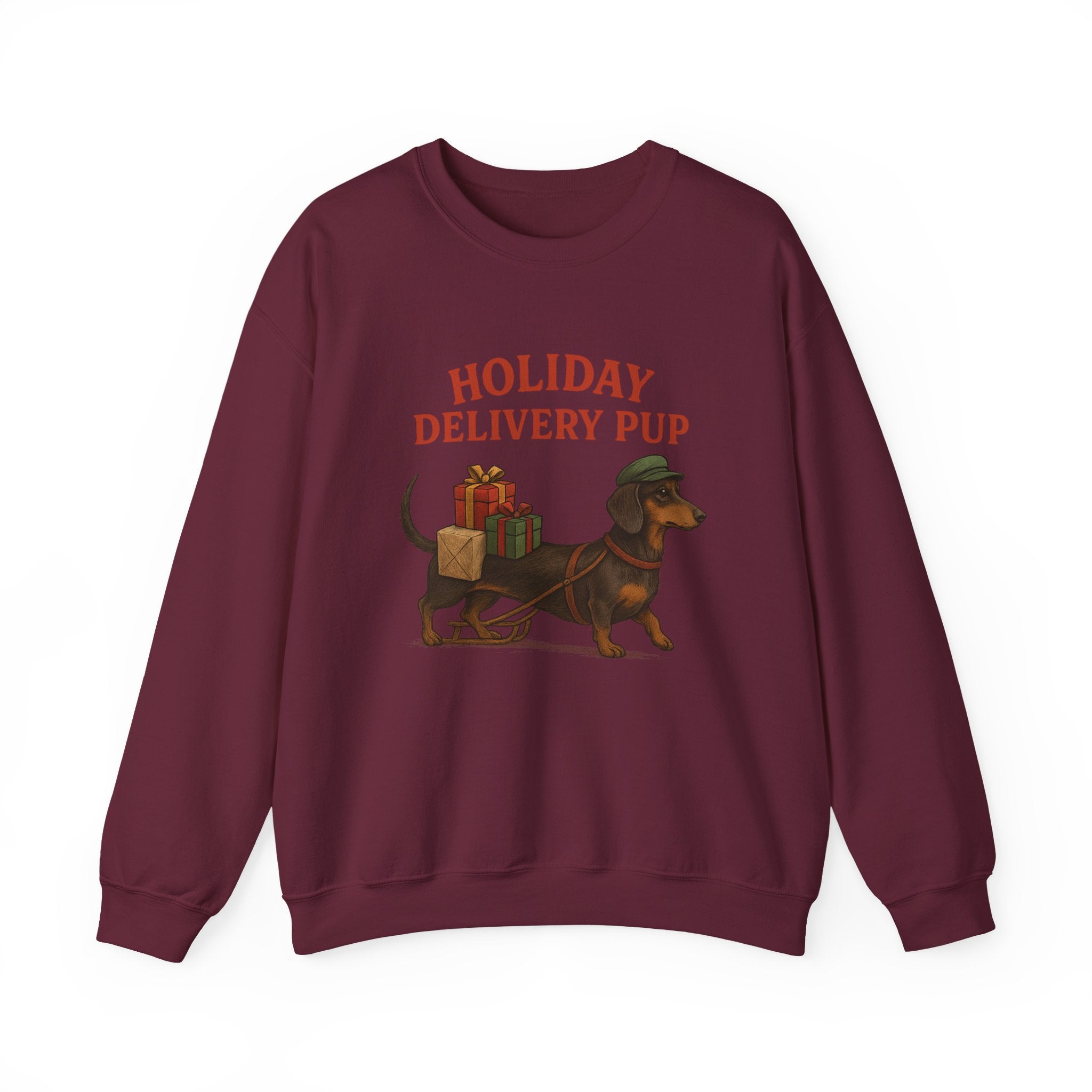 Holiday Delivery dachshund Sweatshirt – Dachshund Christmas Crewneck