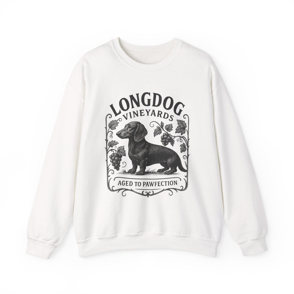 Dachshund Wine Lover Graphic crewneck sweatshirt