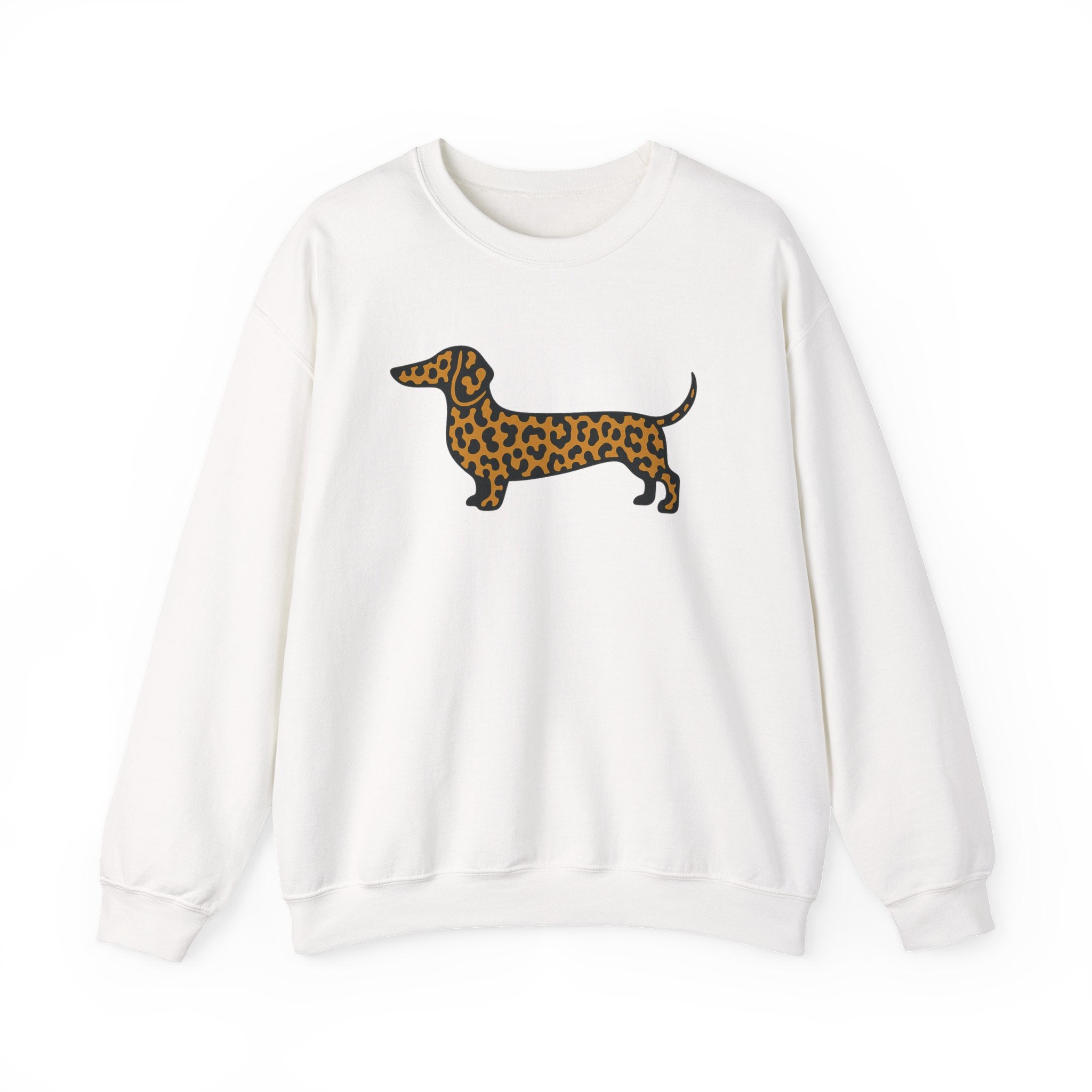 Leopard Print Dachshund Sweatshirt