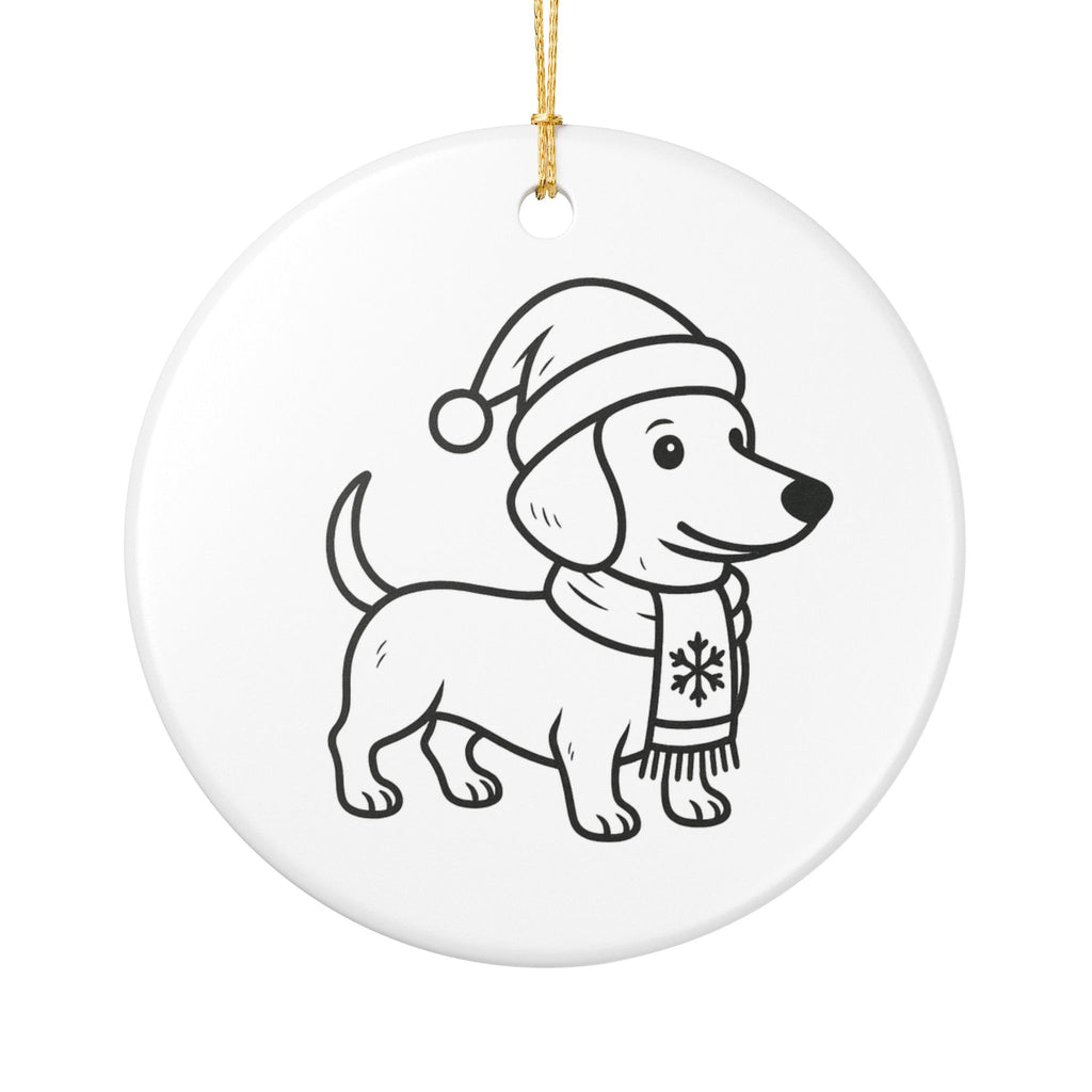 Dachshund Christmas Ornament
