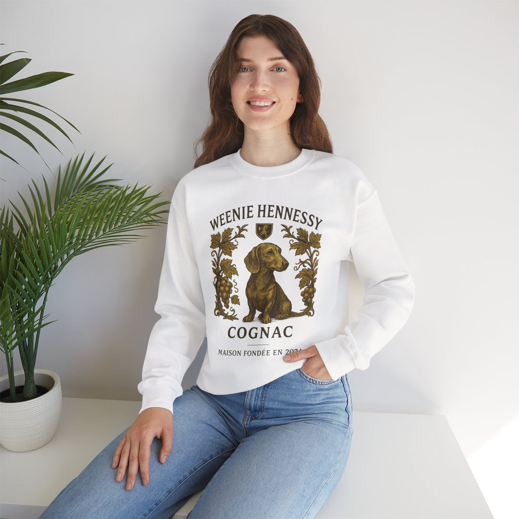 Weenie Hennessy Vintage Dachshund Graphic sweatshirt