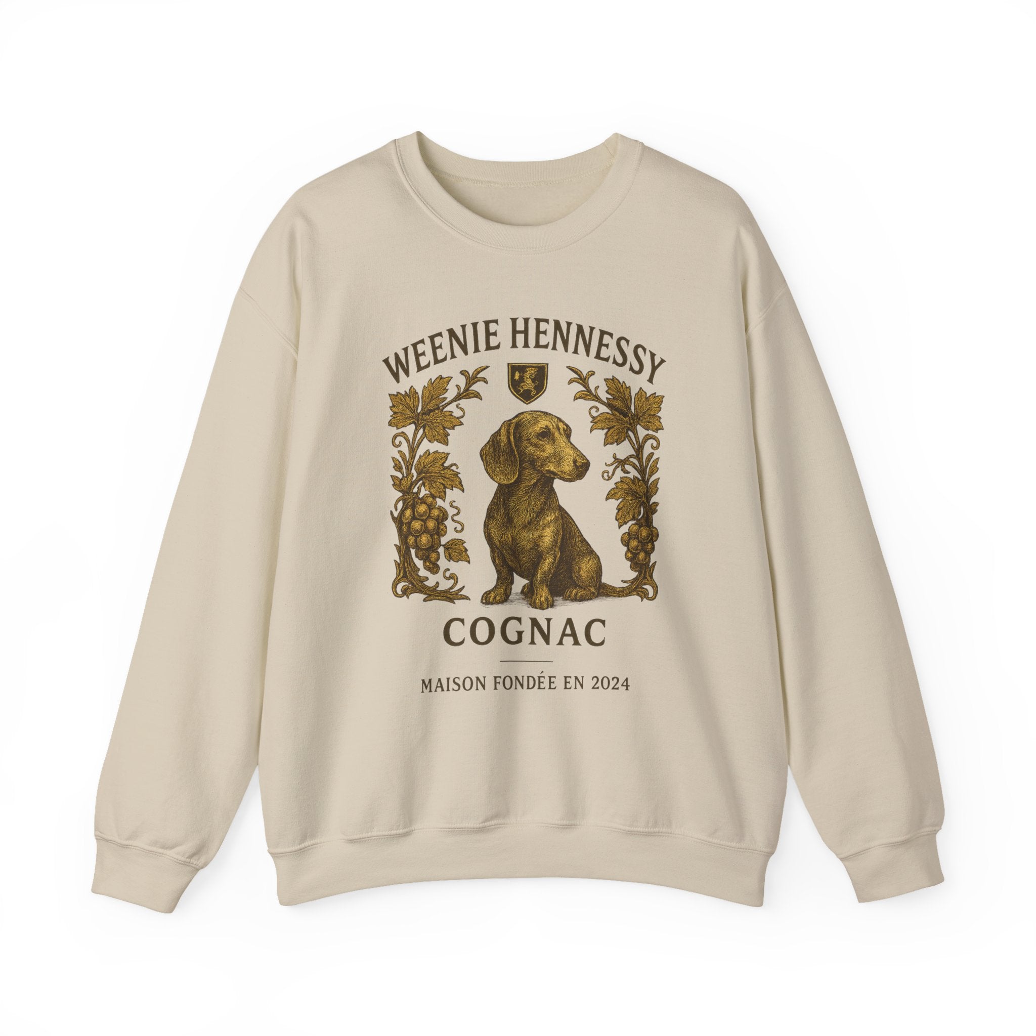 Weenie Hennessy Vintage Dachshund Graphic sweatshirt