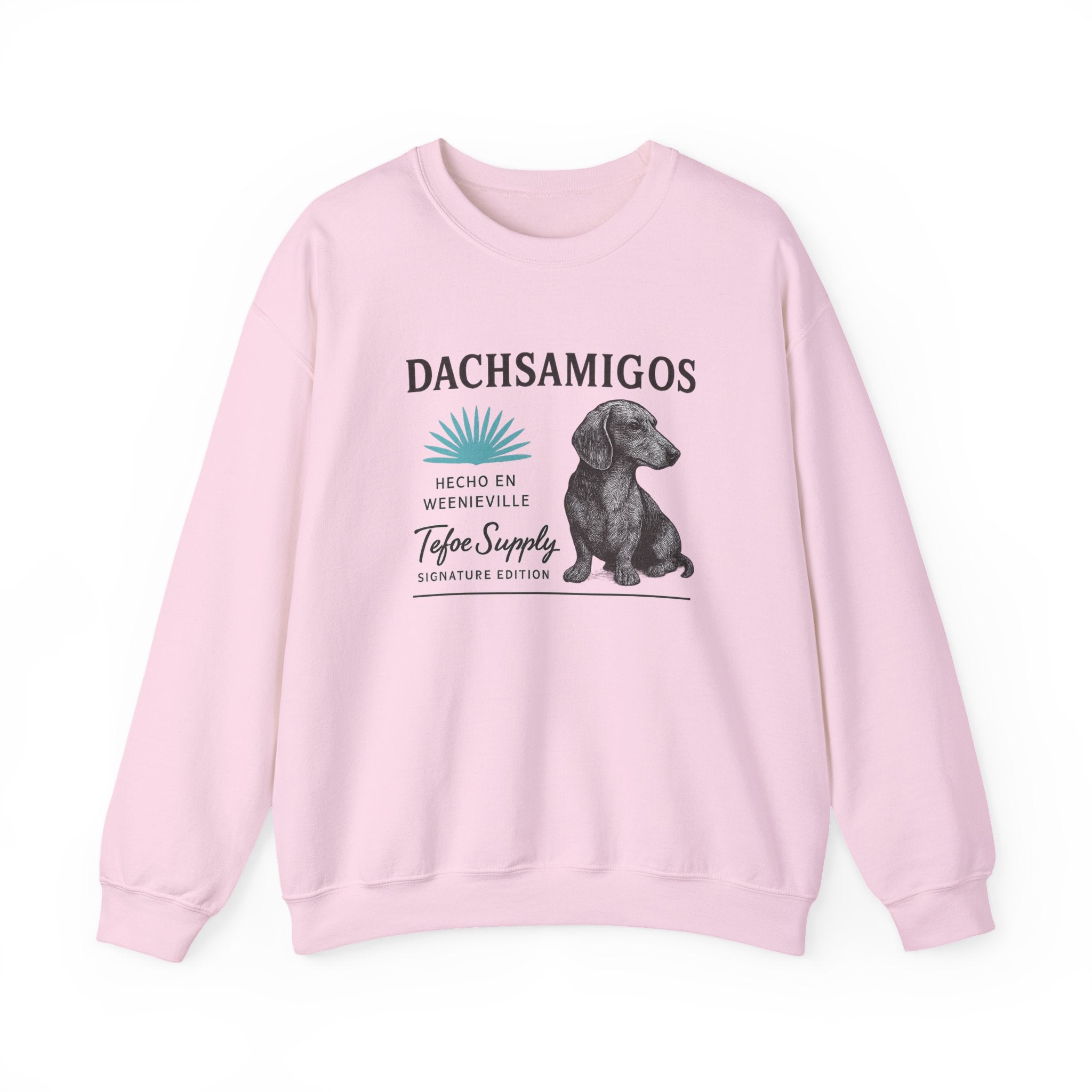Dachsamigos Sweatshirt — Cute Dachshund Graphic Crewneck