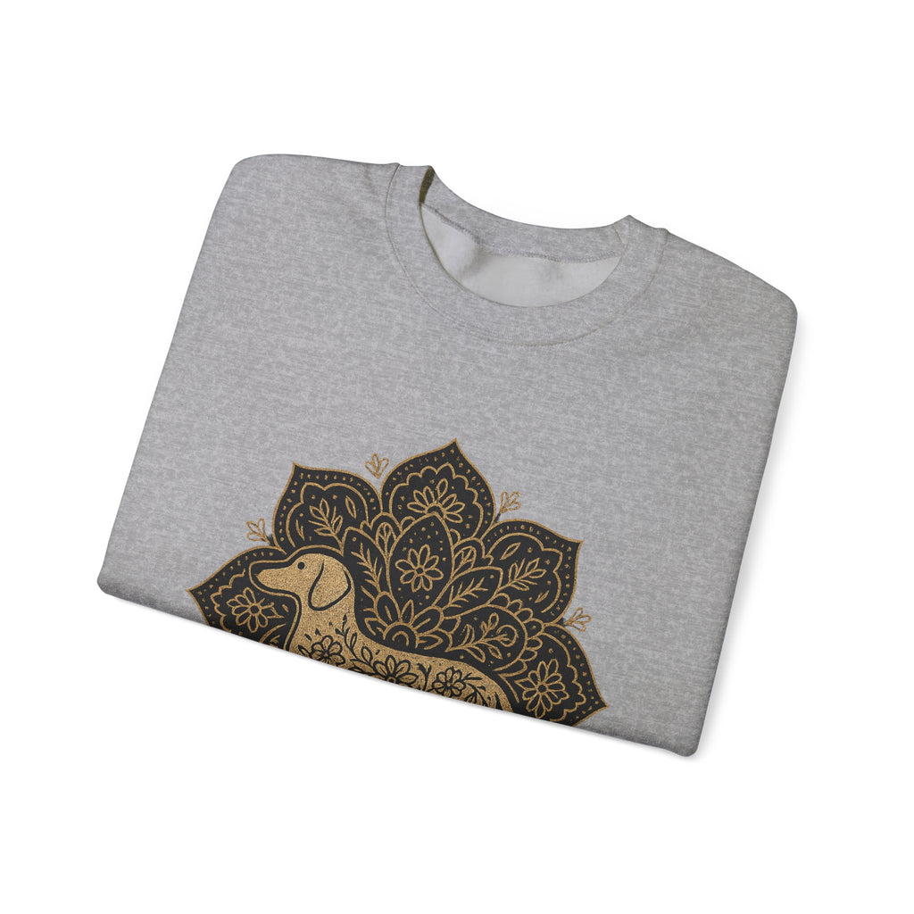 Dachshund Mandala unisex Crewneck Sweatshirt