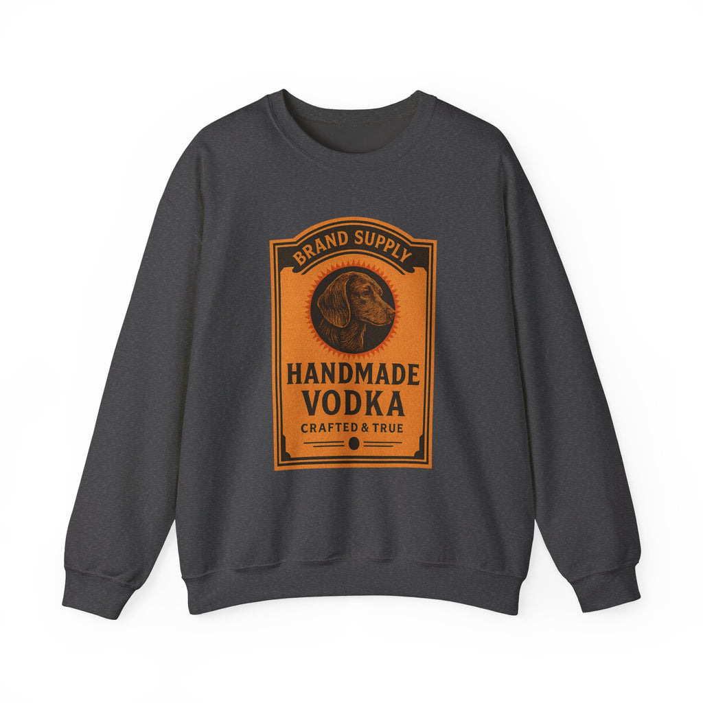 Dachshund Vodka Vintage Label Graphic sweatshirt