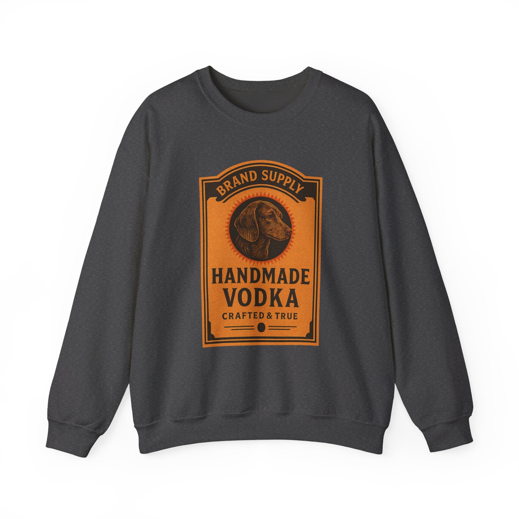 Dachshund Vodka Vintage Label Graphic sweatshirt