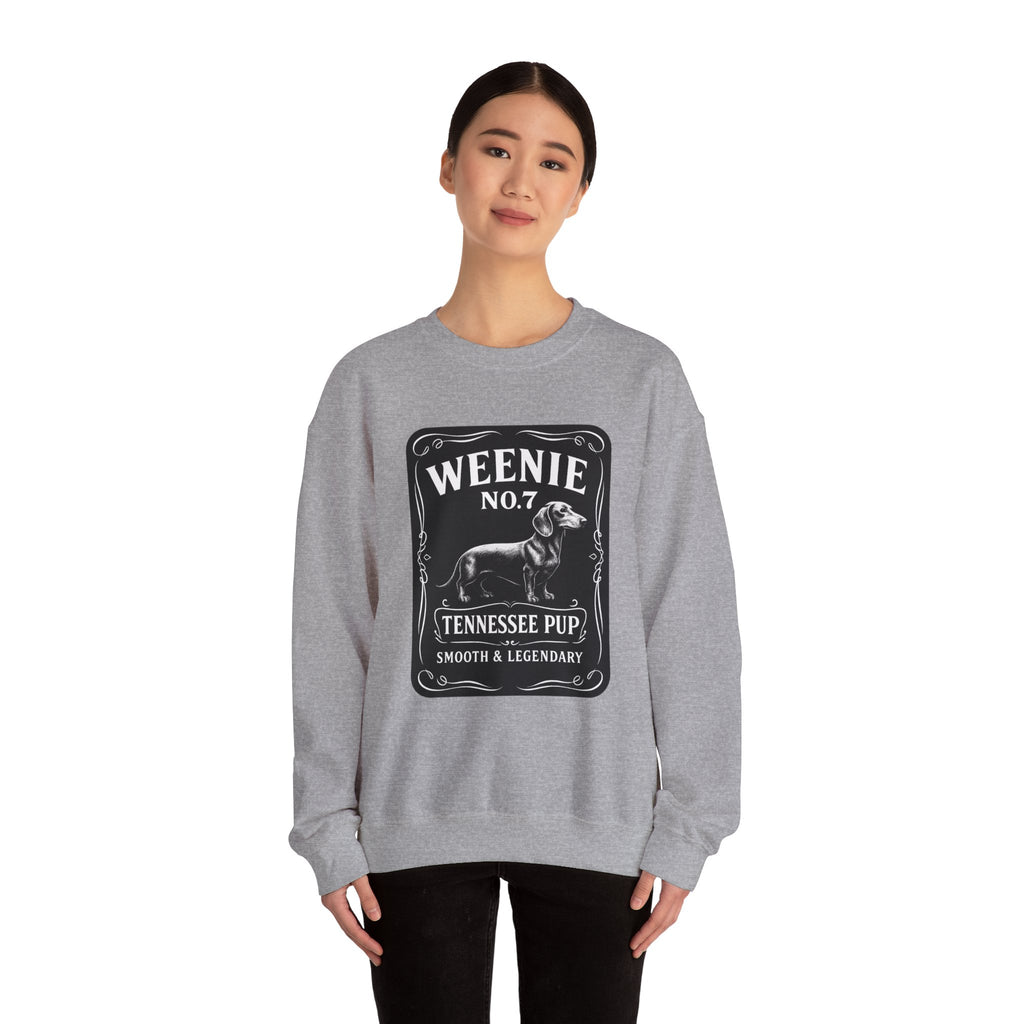 Dachshund whiskey Crewneck Sweatshirt