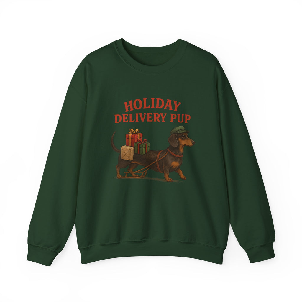 Holiday Delivery dachshund Sweatshirt – Dachshund Christmas Crewneck