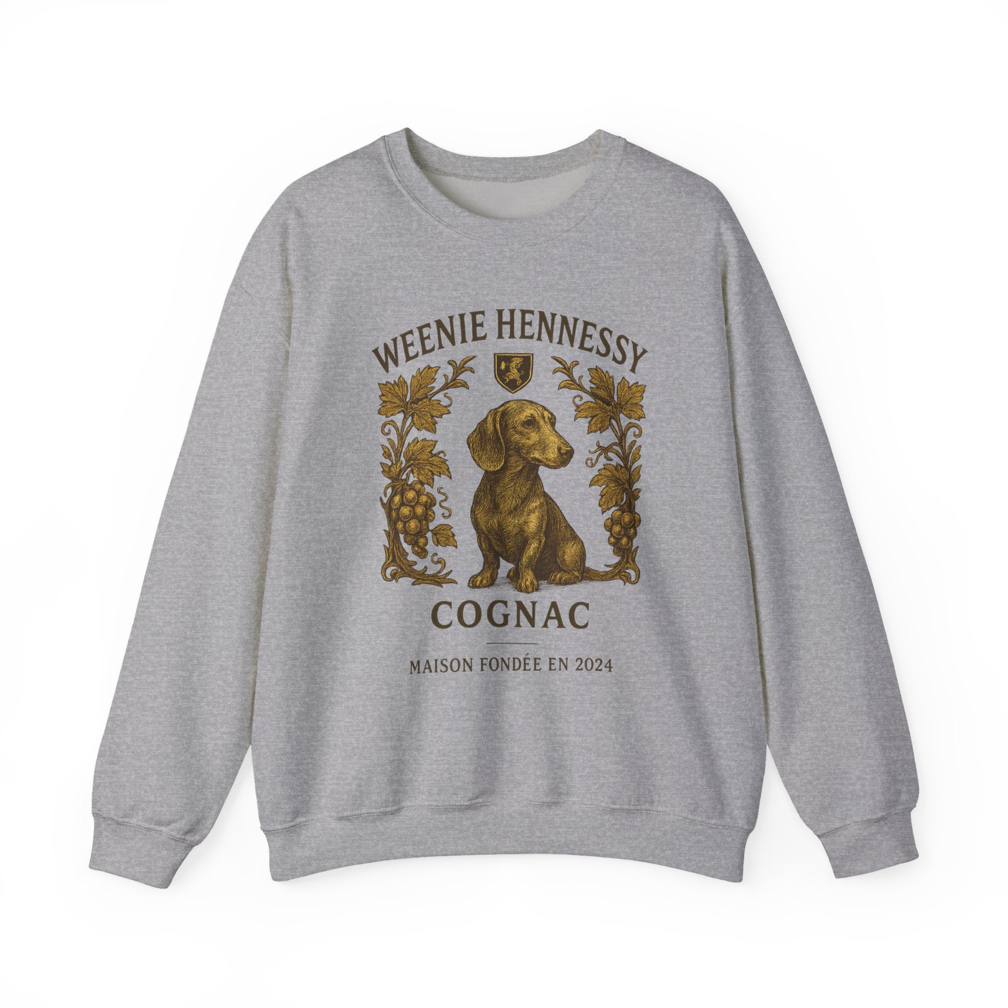 Weenie Hennessy Vintage Dachshund Graphic sweatshirt