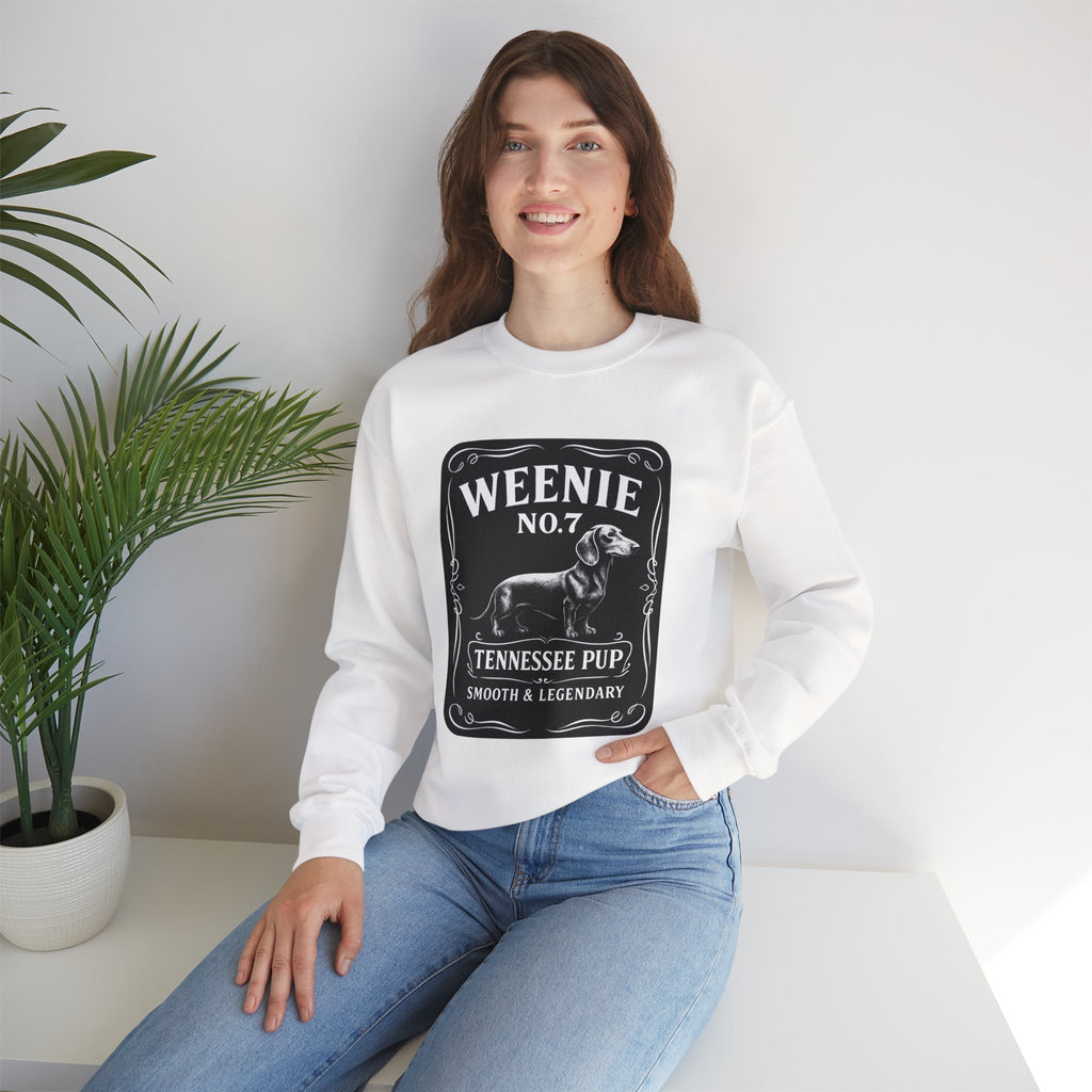 Dachshund whiskey Crewneck Sweatshirt